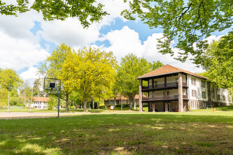 Außenansicht eines Hauses
